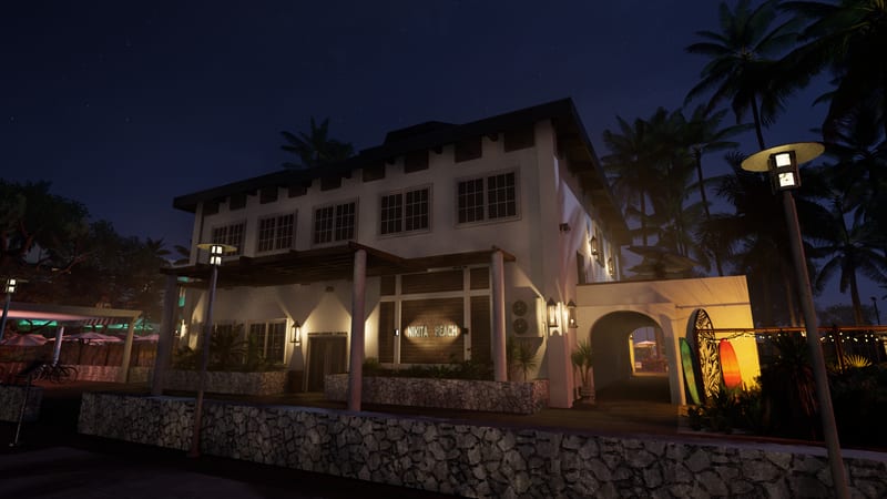 HELIX Pacifica — Nikita Beach bar, night
