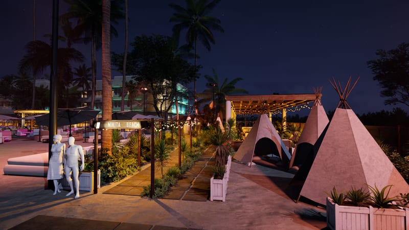 HELIX Pacifica — Nikita Beach bar, night 11