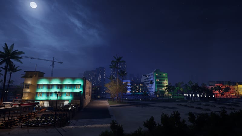 HELIX Pacifica — Streets by night light 2