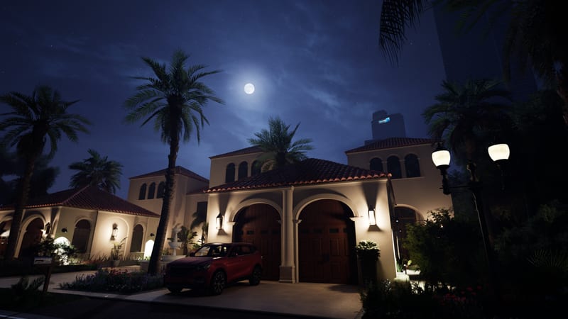 HELIX Pacifica — Streets by night light 10