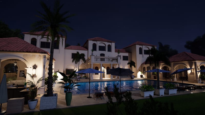 HELIX Pacifica — Streets by night light 11