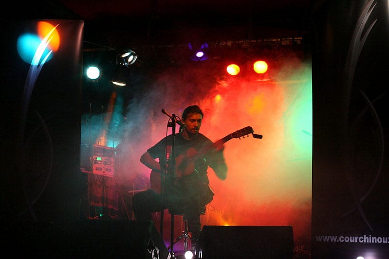 Live performance — on stage